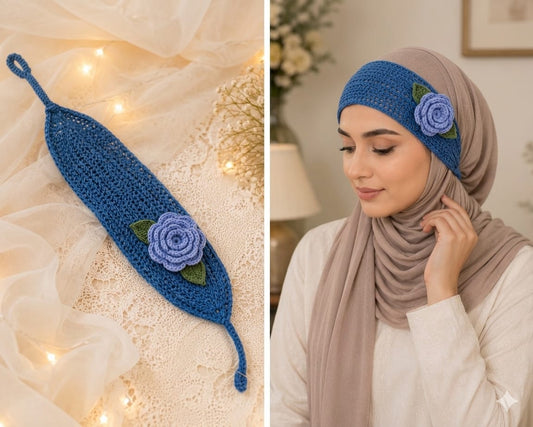 Custmize Hijib Cap made by Crochet